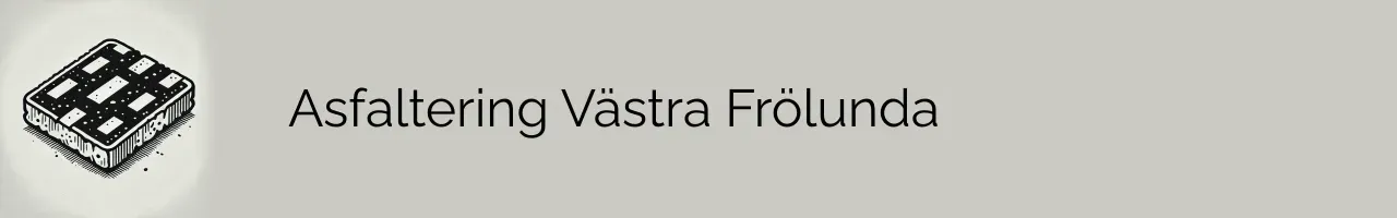 Asfaltering Västra Frölunda